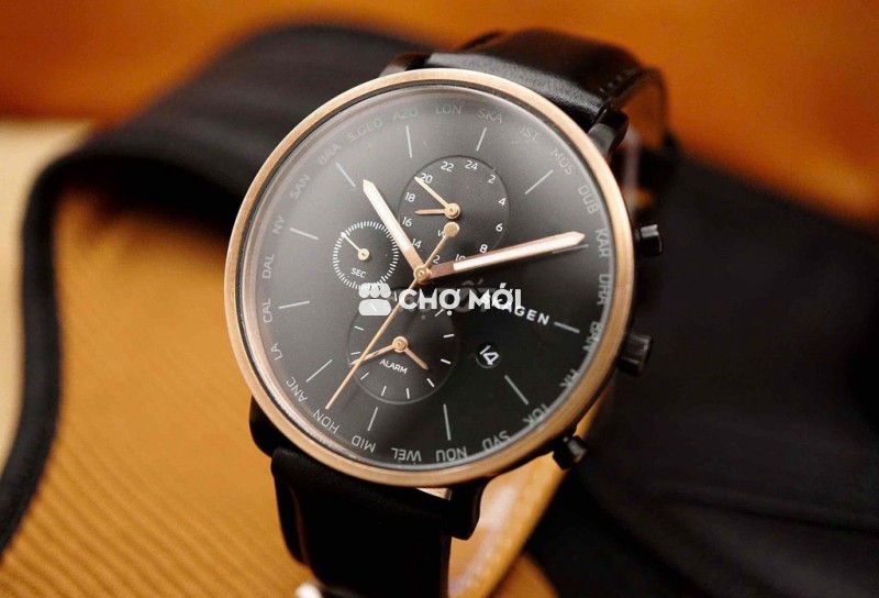 Đồng hồ Skagen WORLD TIME 40MM Alarm Đan Mạch