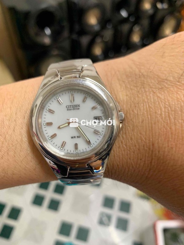 Đồng hồ Citizen Eco-Drive Nam Bạc