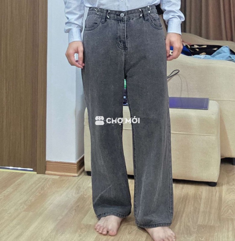 Quần jean xám