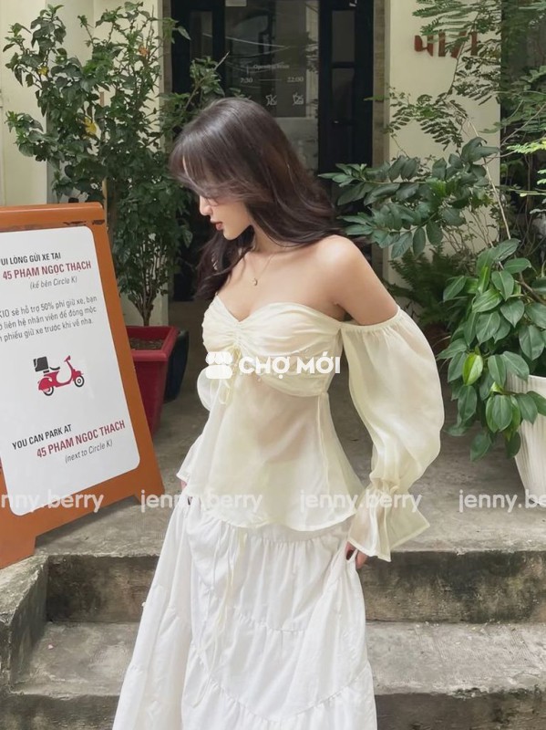 Áo kiểu nữ voan tơ size S/M