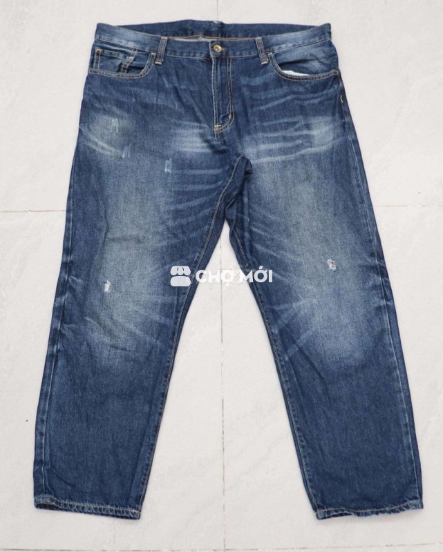 Quần jeans nam GU vải nội địa Nhật