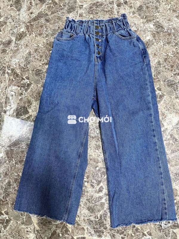 Quần bò ống rộng hottrend siêu cool Mỹ Eins 0000