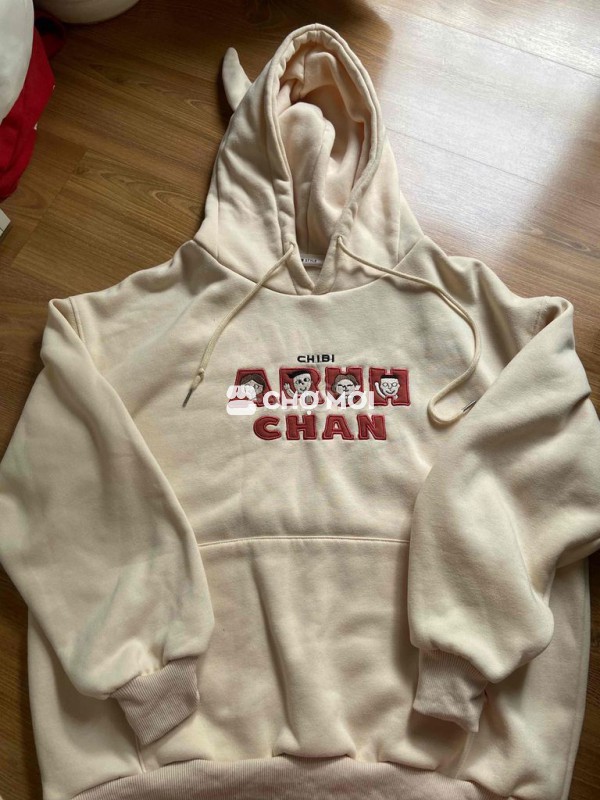 Áo hoodie FM Style Nữ Nỉ Kem