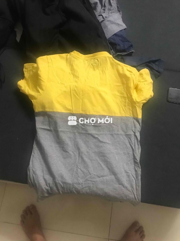 Áo thun Kappa nam Vàng Xám