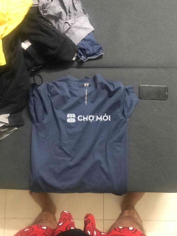 Áo thun Decathlon Nam Xanh