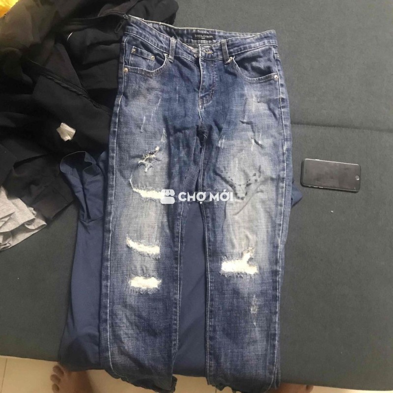 Quần jean nam DG xanh đã sử dụng