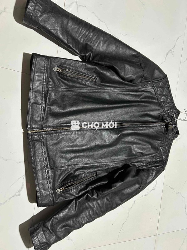 Áo khoác da nam da bò nguyên tấm