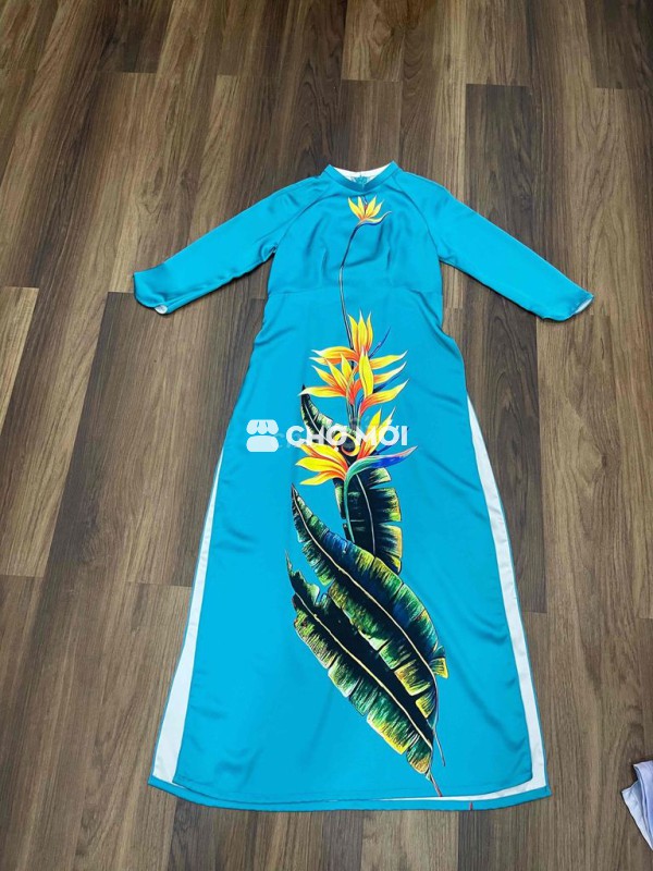 Áo dài Nữ Xanh ngọc size M