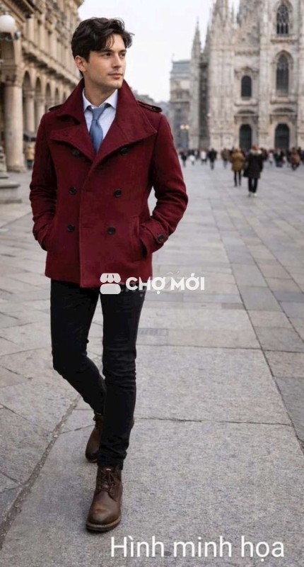 Khoác dạ Pea Coat Joo Wooni