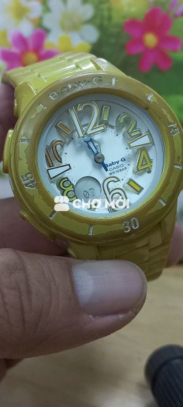 Đồng hồ Casio Baby-G BGA 107 màu vàng