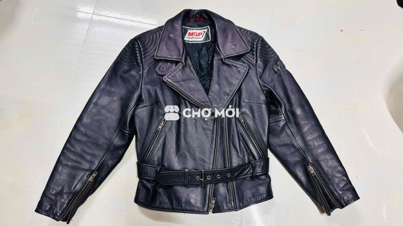 Áo khoác da nam da bò thật