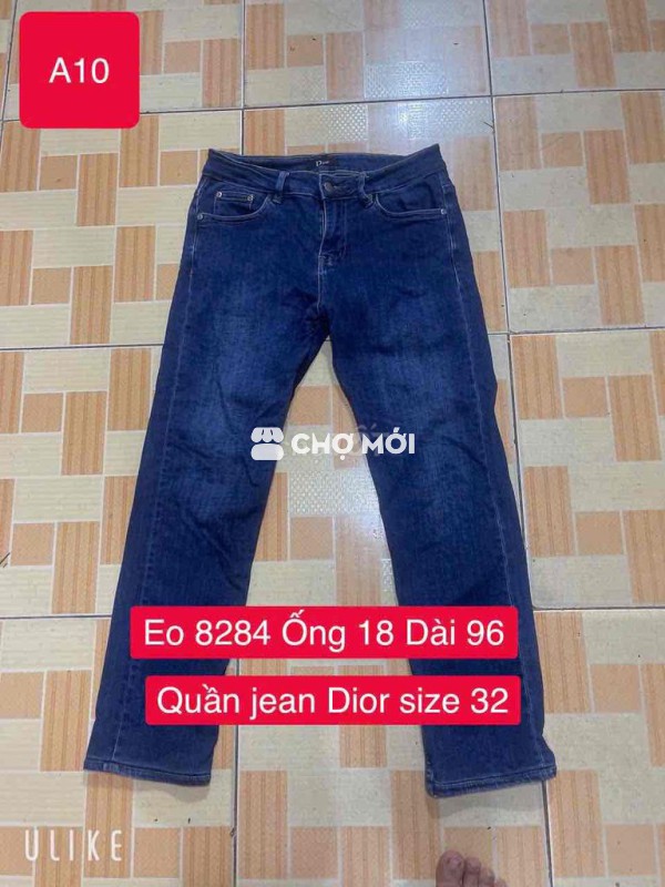 Quần jean nam Dior size 32 Xanh