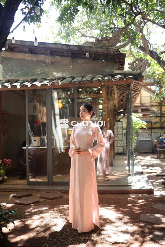 Áo dài nữ Gấm size S đã sử dụng