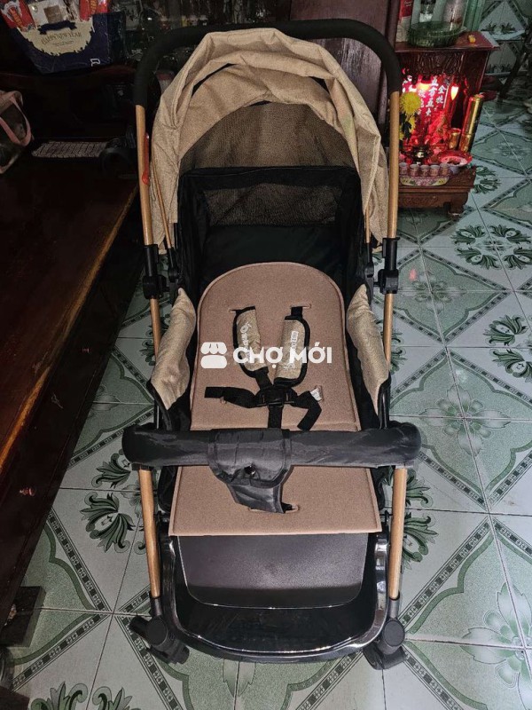 Xe đẩy Bamboo Life Nâu Bản cao cấp