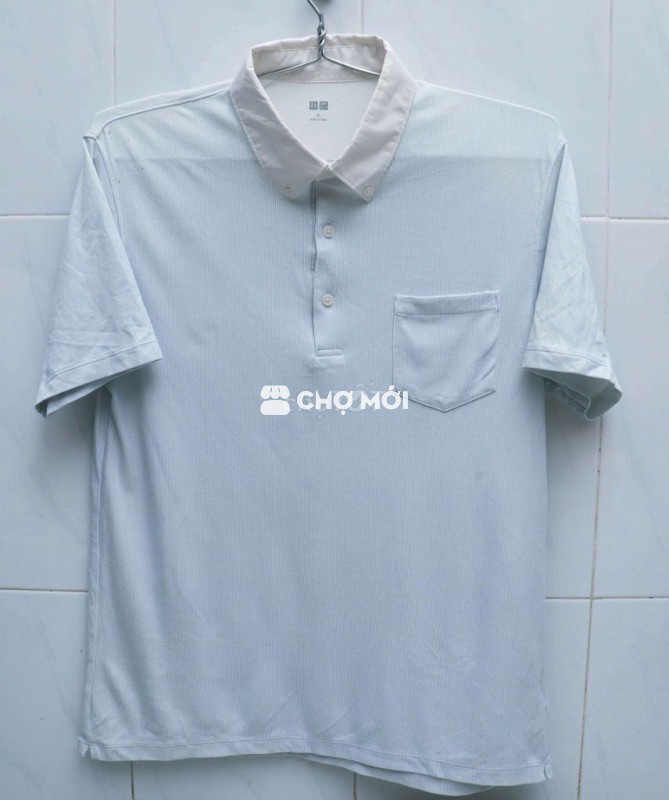 Áo thun Uniqlo Nam XL Xanh nhạt