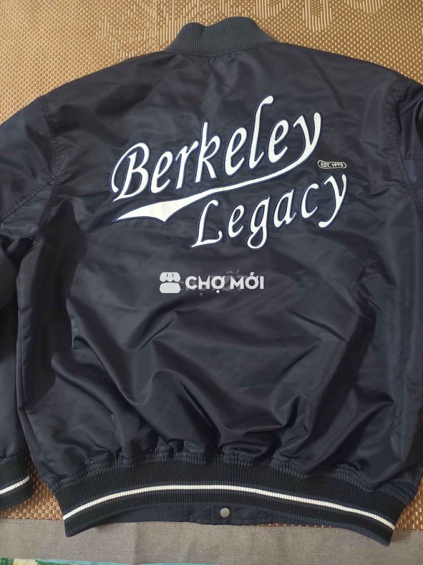 Áo khoác bomber Unisex Đen