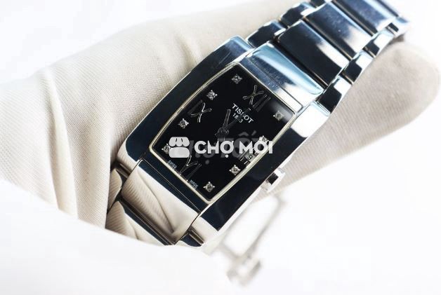 Đồng hồ Nữ Tissot Mặt số đen Size 24 x 34mm