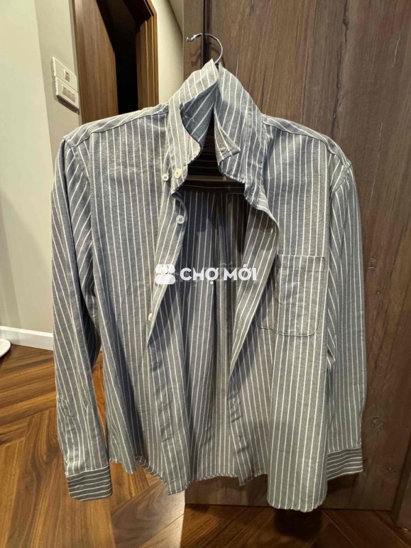 Áo sơ mi nam BTM vải Oxford size S Mới 100%