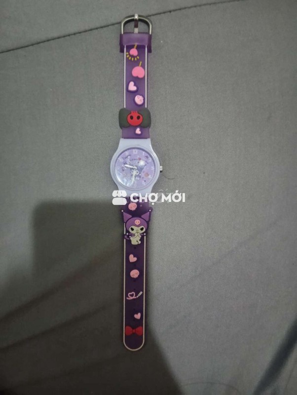 Đồng hồ đeo tay nữ cao su Tím