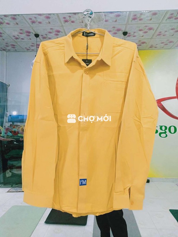 Áo sơ mi Nam TS Vàng 78-88kg