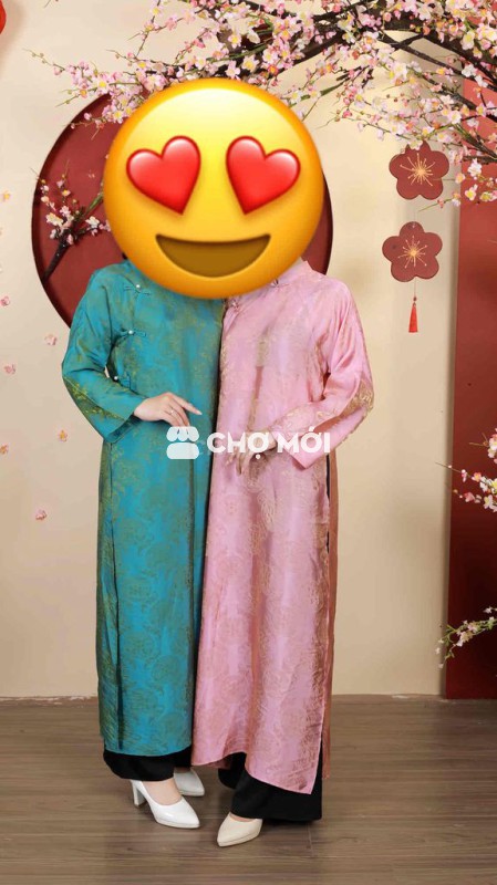 Áo dài ngũ thân Nữ Gấm lụa