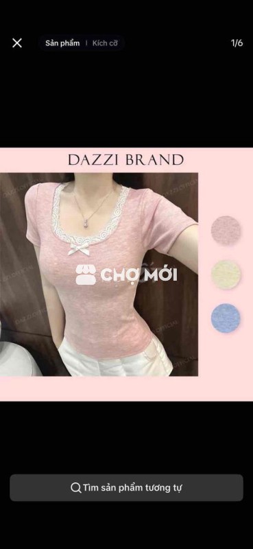 Áo ôm Nữ DAZZI BRAND Hồng