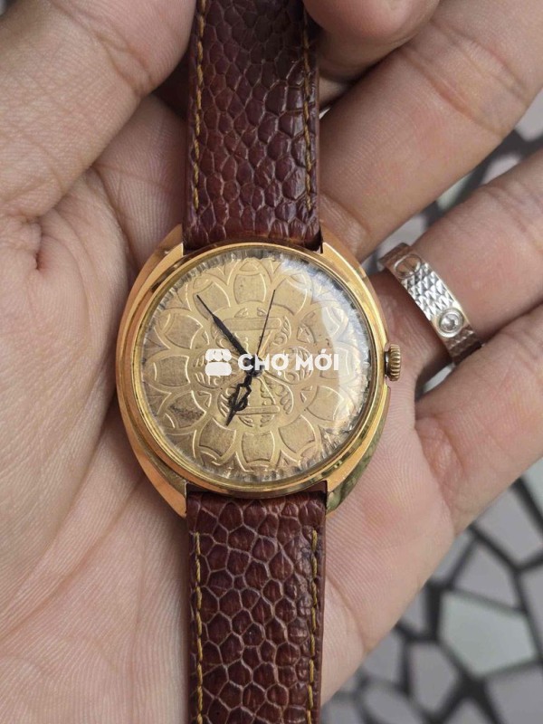 Đồng hồ đeo tay Nam vỏ bọc vàng