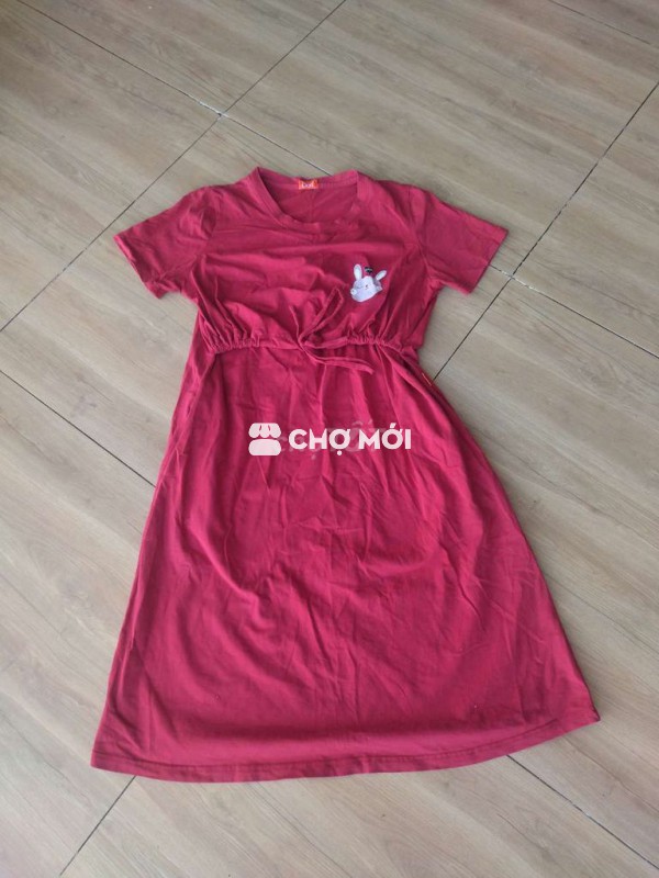 Đầm nữ thun màu Đỏ