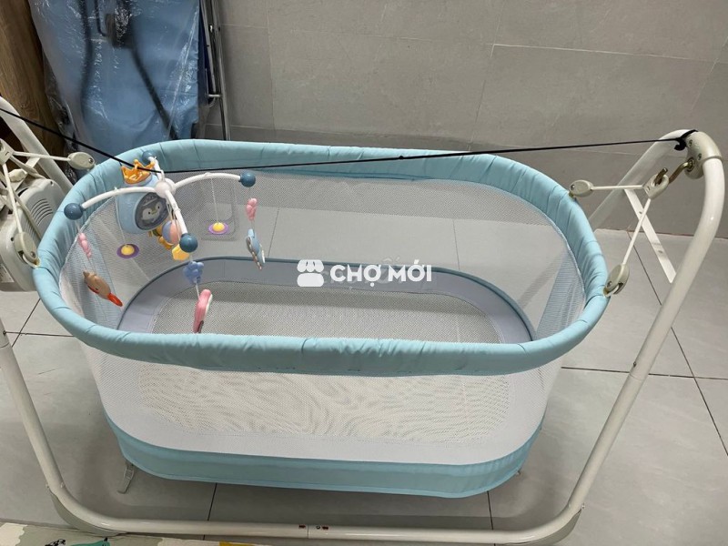 Nôi tự động Autorubaby z2 Xanh mint