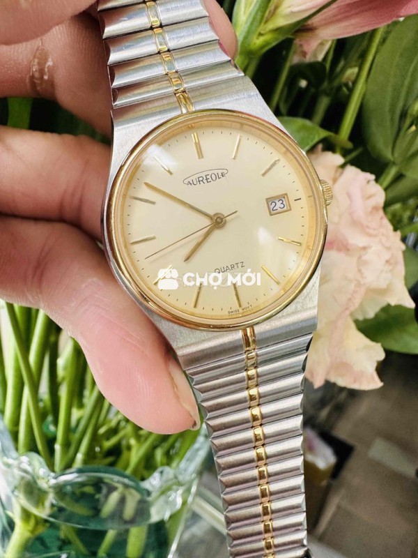 Đồng hồ Aureole Nam Quartz Thép Thuysjj