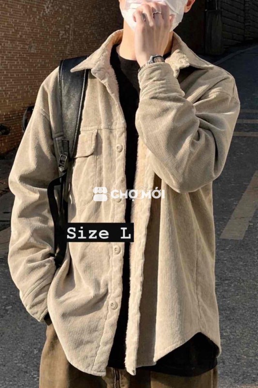Áo sơ mi nam Nhung gân size L