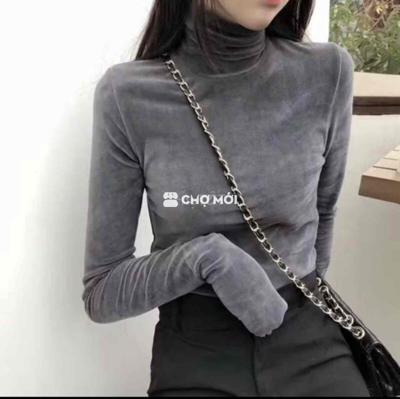 Áo giữ nhiệt nữ cổ lọ Nhung