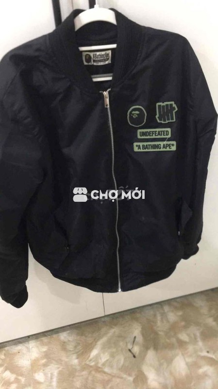 Áo khoác BAPE Nam XL Đen “ Mới mua mặc được 2 lần