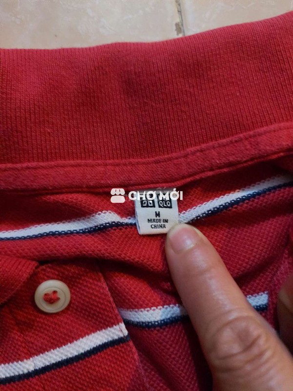 Áo polo Uniqlo nam size M Đỏ