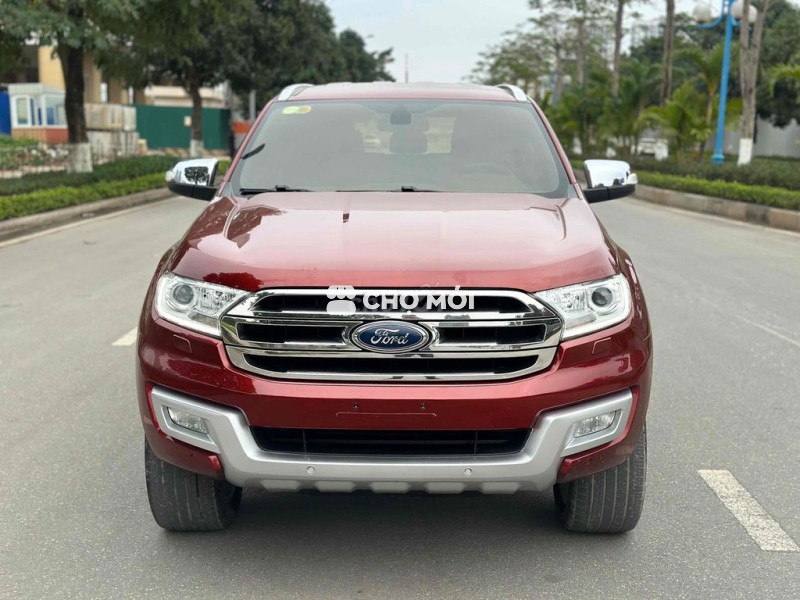 Ford Everest 2016 Đk 2017 2.2AT Titanium Đỏ 1 Chủ