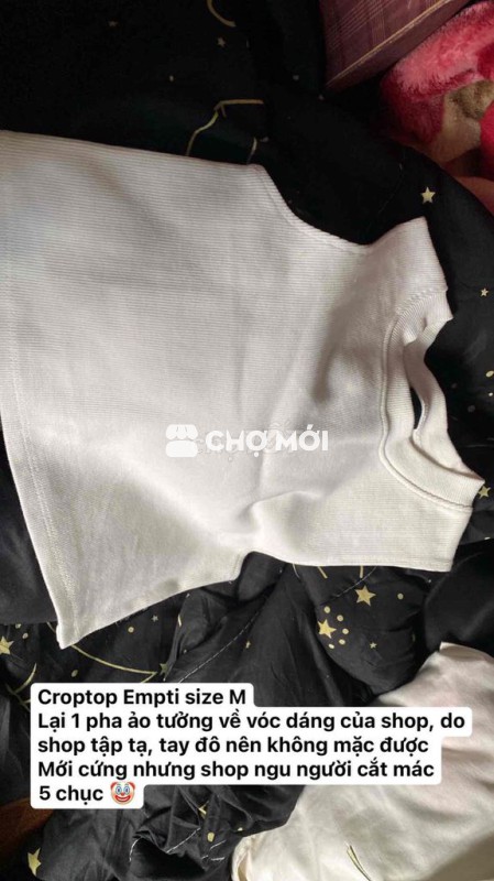 Áo croptop EMPTI Windy Nữ size M