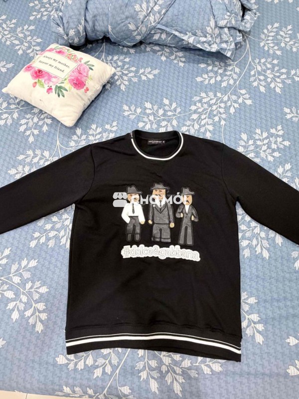 Áo nỉ Dolce & Gabbana Nam Nỉ Đen