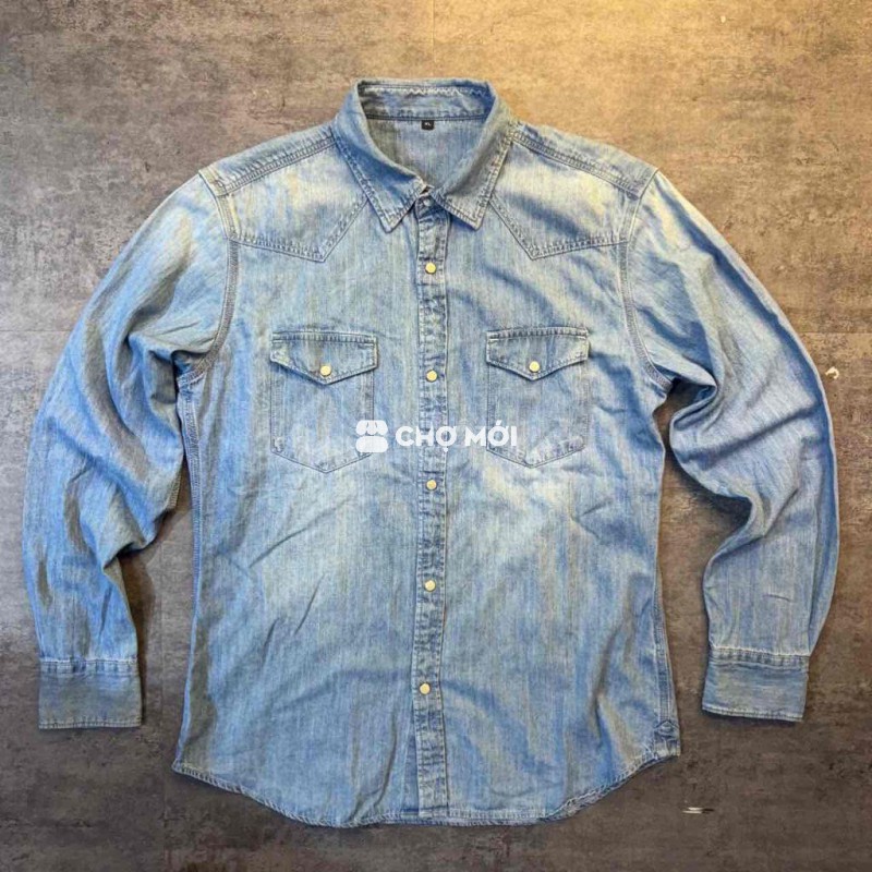 Áo sơ mi denim nam Cotton XL