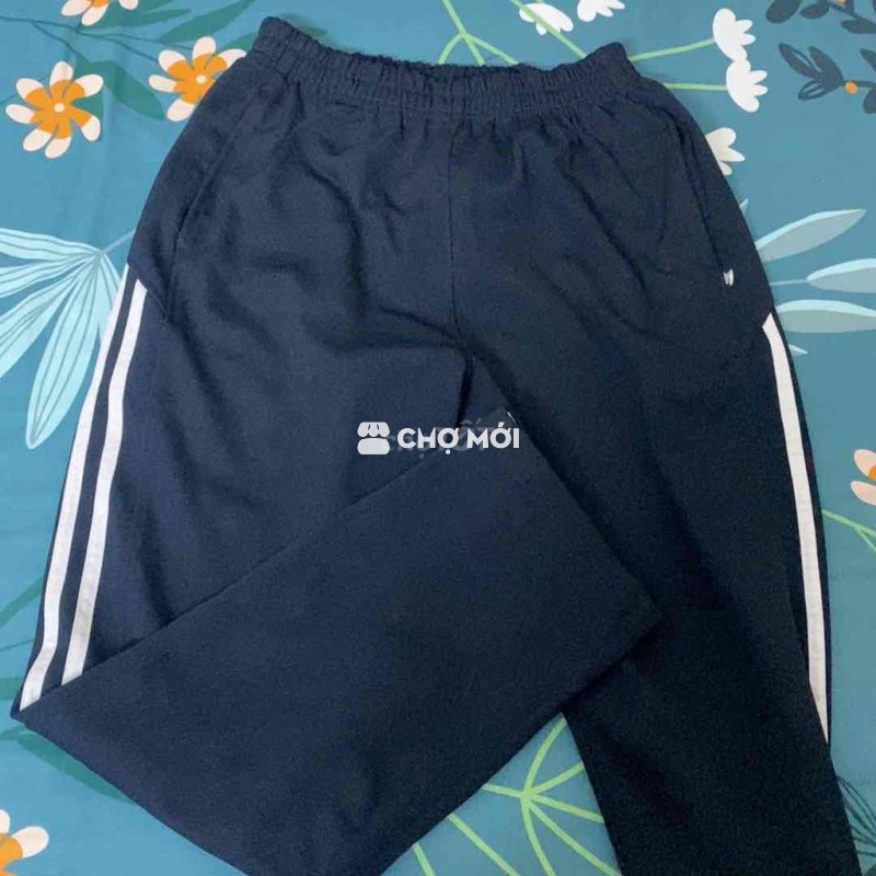 Quần jogger vải xanh navy