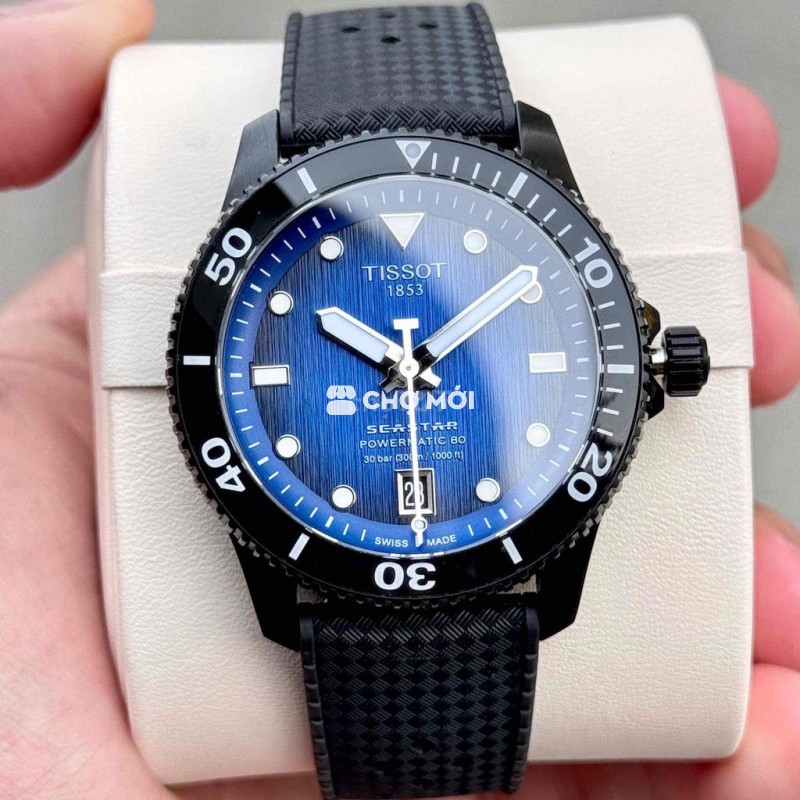 Đồng hồ Tissot Seastar 1000 Nam Đen