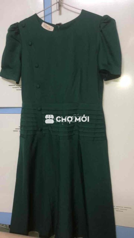 Đầm Nữ Vải mềm mại Cổ điển