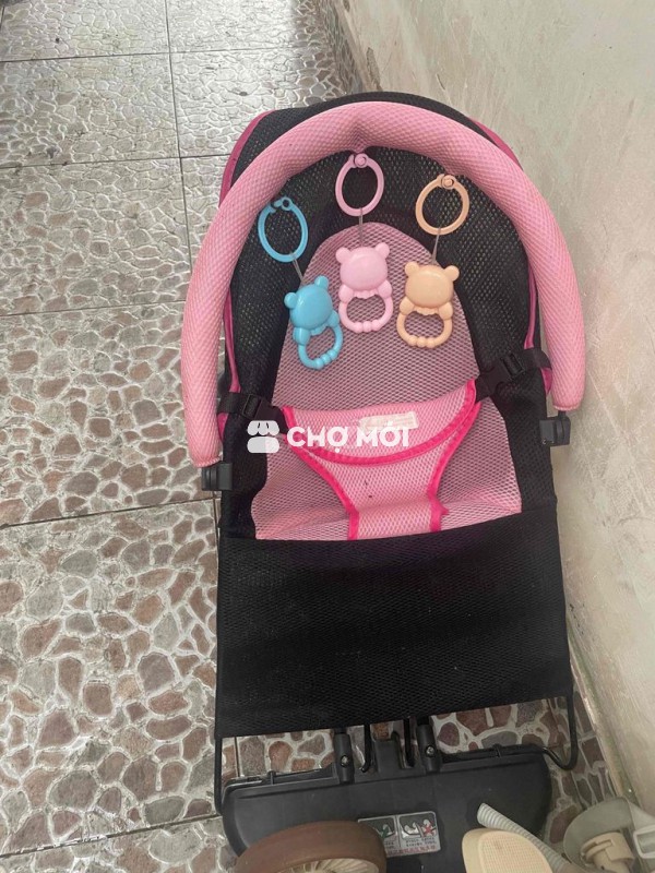 Ghế nhún Vải lưới Kim loại