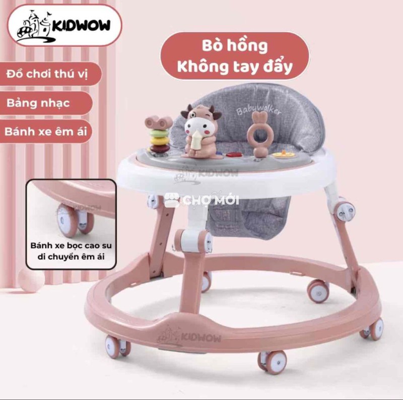 Xe tập đi KIDWOW Hồng đã sử dụng
