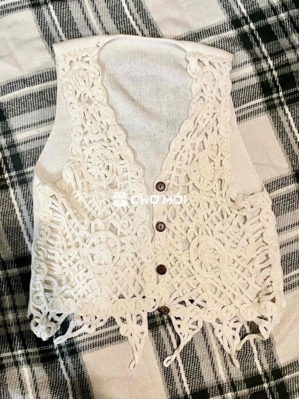 Áo ghi lê nữ len đan lưới