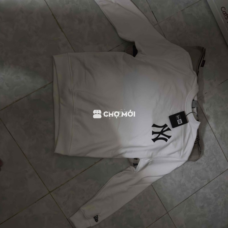 Áo sweater New Era New York Yankees Trắng S