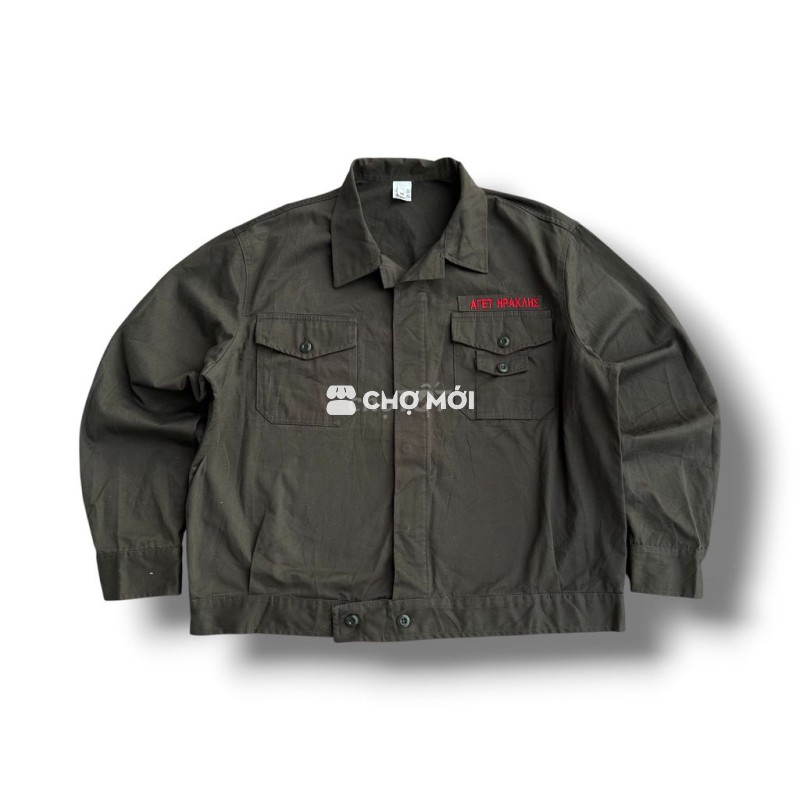Áo khoác quân đội Hy Lạp Cotton 100%