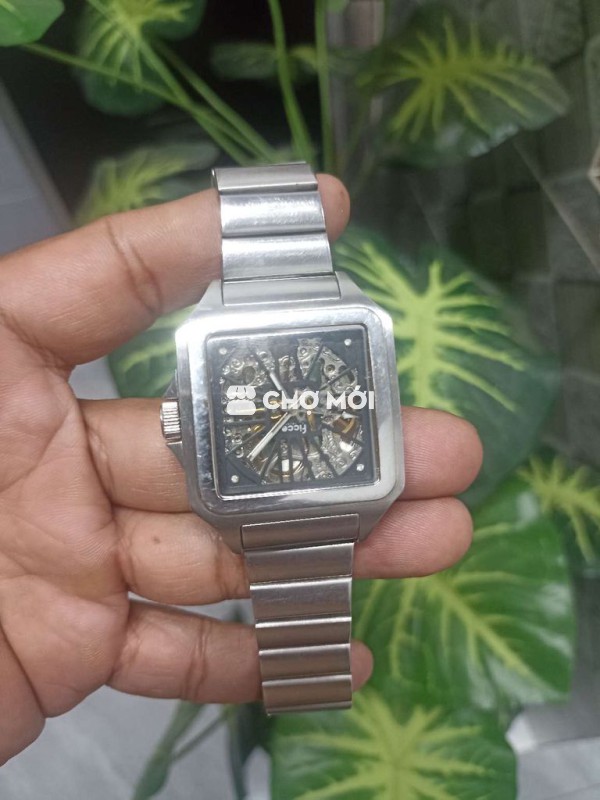 Đồng hồ automatic siêu đẹp mặt vuông độc lạ