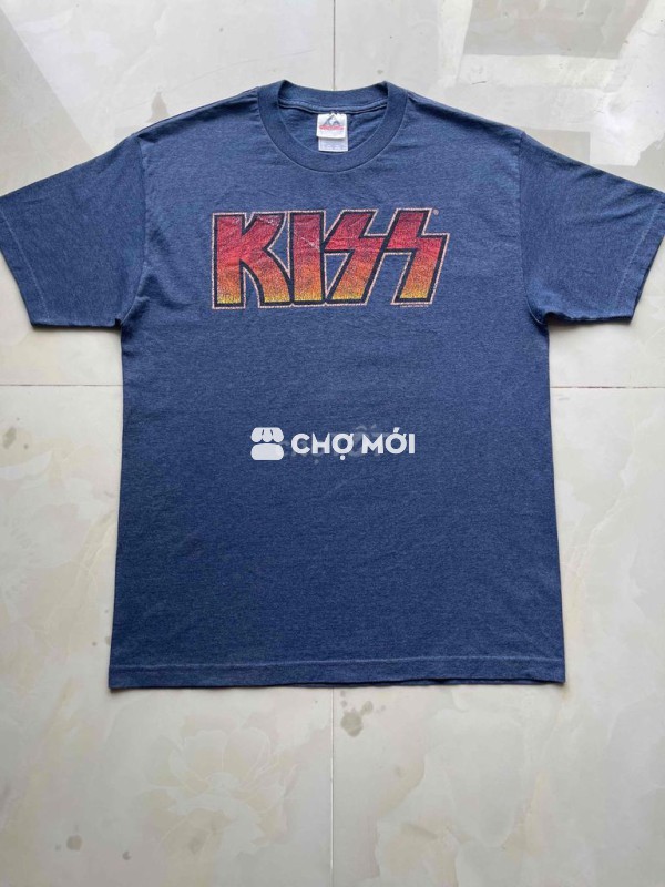Áo thun Alstyle Kiss Vintage L Xanh đậm chính hãng