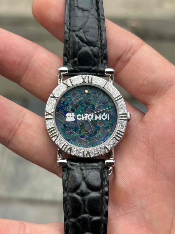 Đồng hồ Carlo Cardini Bạc Đúc mặt số đá opal