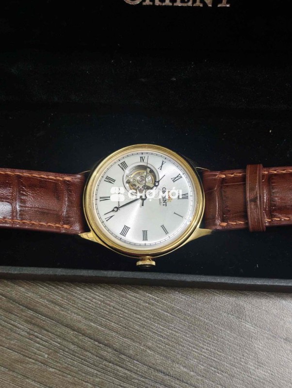 Đồng hồ Orient Nam dây da Nâu